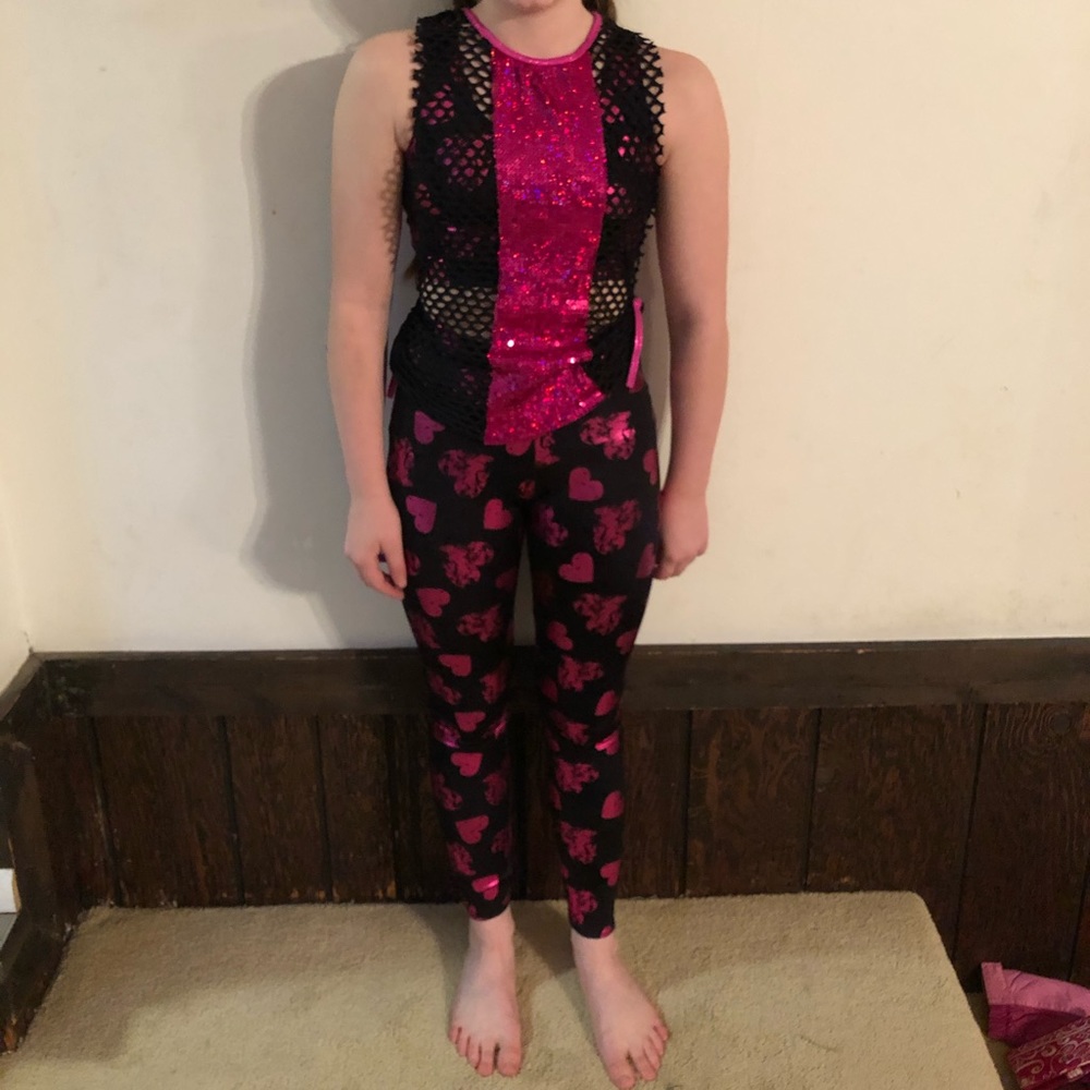 Pink and Black Hip Hop Costume